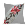 PILLOW GREY & FLOWER