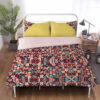 Mosaic Vibrant Duvet & Yellow Pillows Set - Image 6