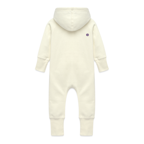 Baby Organic Sweat Overalls With Hood | 100% cotton
