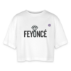 Women’s Oversized Cropped T-Shirt - Feyoncé | 100% cotton - Image 2