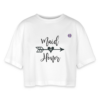 Women’s Oversized Cropped T-Shirt - Maid of Honor | 100% cotton
