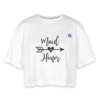 Women’s Oversized Cropped T-Shirt - Maid of Honor | 100% cotton - Image 2