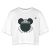 Women’s Oversized Cropped T-Shirt - Minnie bride Tiara | 100% cotton - Image 2