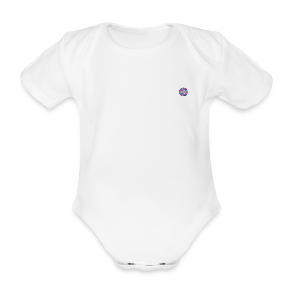 Unisex Short-sleeved Baby Bodysuit  | 100% cotton - Image 2